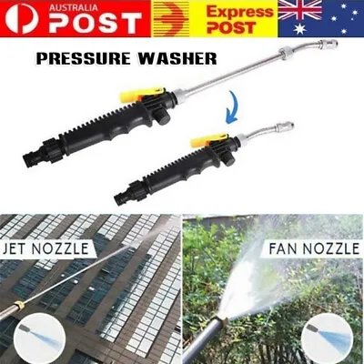 2 In1 High Pressure Power Washer Wand Car Washing Water Spray Gun Nozzle Cleaner • $16.95