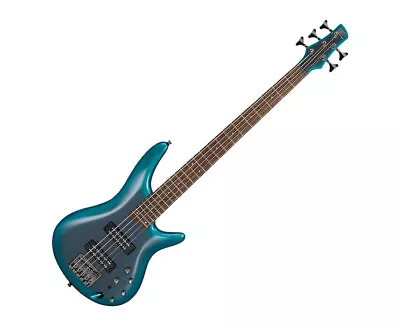 Used Ibanez SR305ECUB SR Standard 5-String Bass - Cerulean Aura Burst • $379.99