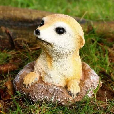 Outdoor Garden Decoration Patio  Decorative Animal Meerkat Meerkat Ornament • $38.49