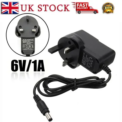 £6.48 • Buy 6V 1A Battery Charger Power Adapter For Electric Kids Toy Car Universal UK Plug