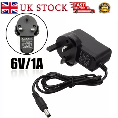 6V 1A Battery Charger Power Adapter For Electric Kids Toy Car Universal UK Plug • £6.88