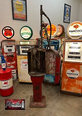 1908 Gilbert Barker G&B  Model 88 Pre Visible Curb Gas Pump - Standard Oil Co. • $1900