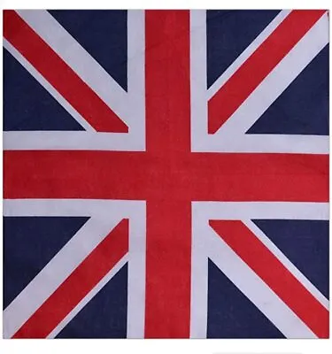 Union Jack Flag Bandanna Head Tie Scarf Neckerchief Bandana Jubilee British UJ • £3.49
