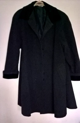 £15.99 • Buy Nuage LADIES Charcoal Pure New  Wool SWING STYLE COAT SIZE 16 UK