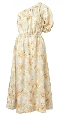 WITCHERY Bonaire Print Linen Dress RRP $199 • $50