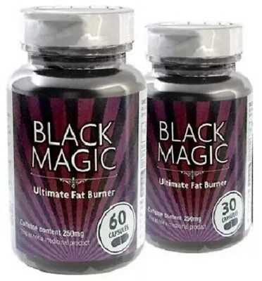 Chocolate Banana Black Magic Slimming Tablets Fat Burner Dietary Supplement Caps • £59