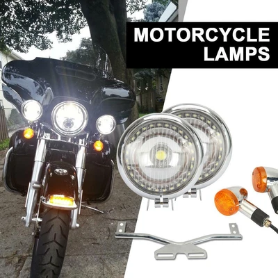 $95.99 • Buy US Passing Signals Lights For Yamaha V-Star XVS 1100 1300 650 950 Custom Classic