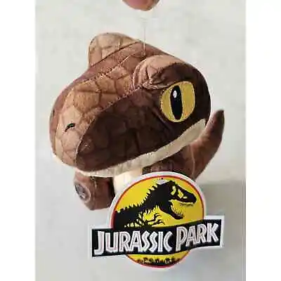 Jurassic Park World Plush Brown Velociraptor Dinosaur 6” Soft Dominion 2022 NEW • $9.47