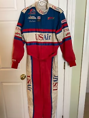 Vintage Nascar Race Used Greg Sacks Winston Cup US Air Drivers Fire Suit Uniform • $550