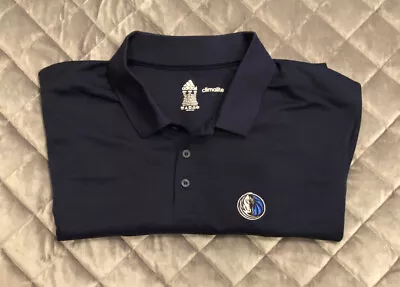 Men's Adidas Golf Dallas Mavericks Polo Shirt Size XXL Blue • $12.99