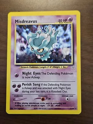 Pokémon TCG Misdreavus Neo Revelation 11/64 Holo Unlimited Rare • $29.99