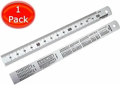 Benchmark Tools 150 Mm Metric Flexible Machinist Ruler Grads Satin Stainless  • $5.99