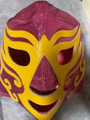 Mil Mascaras Mask Pink Yellow Mexican Pro Wrestling Lucha Libre WWE WWF CMLL NWA • $559.99