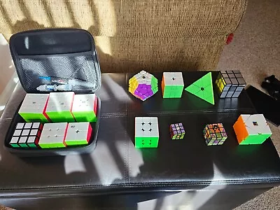 Speedcube Collection Varieties Of Shapes And Sizes • $150