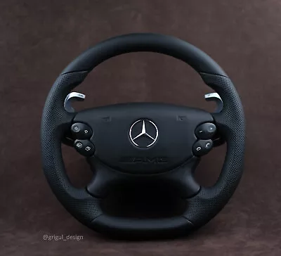 Mercedes Paddle Steering WheeI Black Series SMALL & THICK W211 W209 R230 W219 • $1590