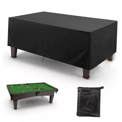 Pool Table Cover 7ft/8ft Waterproof Sunscreen Billiard 7ft - 89 X 45 X 32 In • $38.16