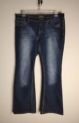 Vanity Dark Wash Bootcut Mid Rise Jeans 32W/33L (37W/32L) • $29.99