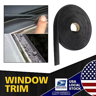 Car Window Glass Door Edge Seal Weatherstrip Protector Rubber Sealing Strip Trim • $14.69