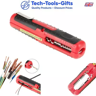 Electrical Cable Stripping Tool Portable Multi Function Cable Wire Stripper Coax • £13.49