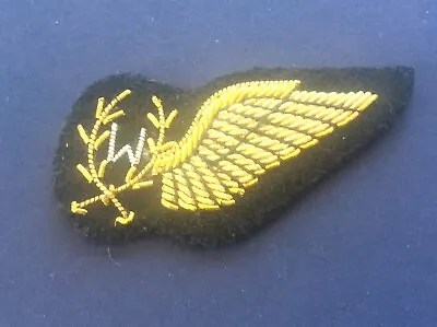 £9.99 • Buy Made Up WW2 Embroidered British Flying Badge RAF WING Patch Brevet W Insignia  