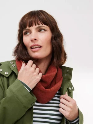 £35 • Buy John Lewis 100% Pure Cashmere Snood / Infinity Scarf, Burnt Orange, NWOT