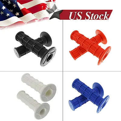 7/8  Handlebar Rubber Gel Hand Grips Motocross Motorbike 2PCS PW50 Universal • $8.99