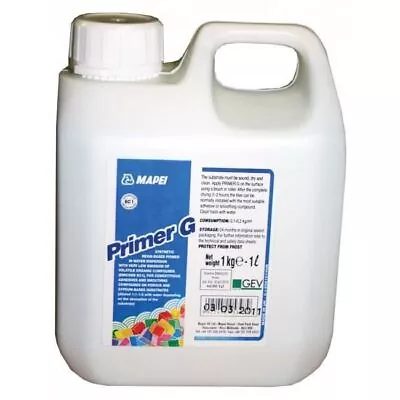 Mapei Primer G 1kg Waterproofing & Sealing • £17.25