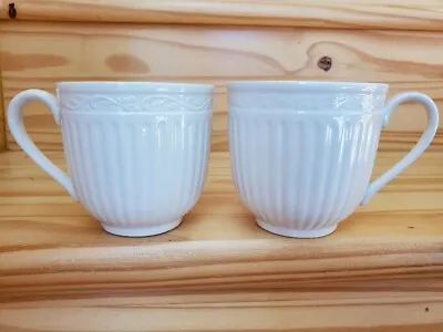 MIKASA Italian Countryside 2 Coffee Tea Cups Mugs Malaysia DD900 3  Tall EUC • $5.99