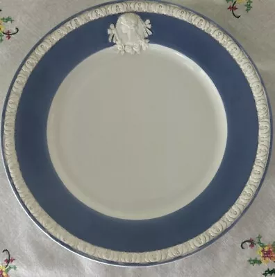 Union T Czechoslovakia Musterschutz BLUE Cameo Salad Plate 8” Set Of 6 • $52.50