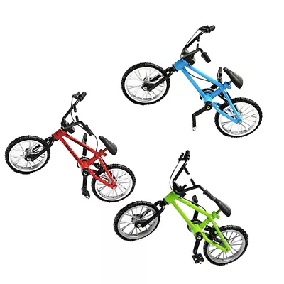  8 Pcs Miniatures Figurine Decor Premium Material Bike Ornament Model • £17.18