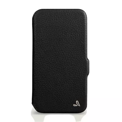 $75 • Buy Vaja IPhone 12 & 12 Pro Folio Leather Case With MagSafe (Black)