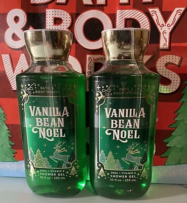 Bath Body Works Vanilla Bean Noel Shower Gel LOT X2 Original STRONGER Scent NEW • $27.90