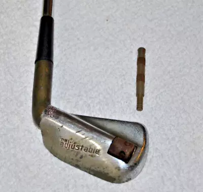 Vintage   The ADJUSTABLE  GOLF CLUB-  W/ Tool All Iron Lofts In One Club! • $53.99