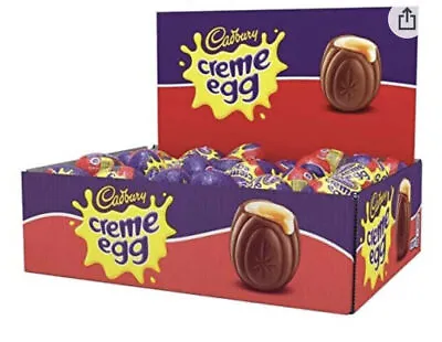 £21.99 • Buy CADBURY CREAM CREME EGGS - Full Or Part Cases - 12, 24 Or Full Case 48 Eggs