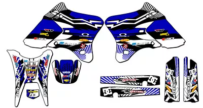 2003-2004 WR 450 F MAYHEM Blue Senge Graphics Kit Compatible With Yamaha • $134.99