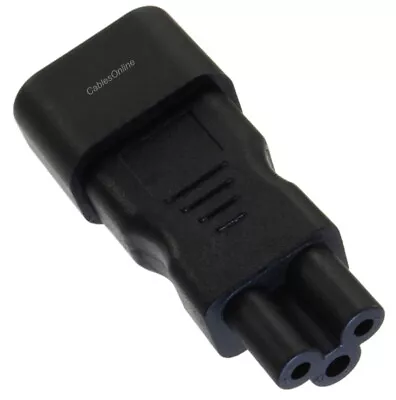 IEC 320 C14 Male Plug To IEC 320 C5 Male Plug AC Power Adapter PC-P40 • $6.95