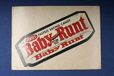 1974 Topps Series 4 - Wacky Packages -  Baby Runt  - Authentic • $2