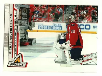 2010-11 Panini  Pinnacle Hockey Card - # 3  Michal Neuvirth  Washington Capitals • $1.25