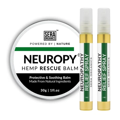 £19.99 • Buy Nerve Pain Relief Cream & Spray Pack For Neuropathy Nerve Related Pain & Massage