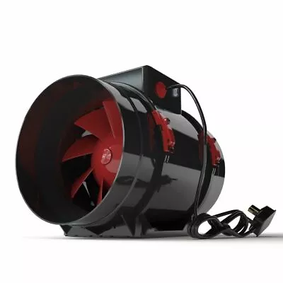£40.99 • Buy Black Orchid Hybrid Flo Twin 2 Speed Grow Room Tent Extraction Fan Hydroponics