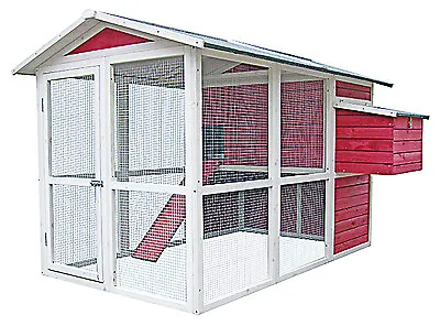 My Backyard Farm DDP-0948M Vintage Chicken Coop Red Medium 50 X 76 X 50-In. - • $667.18