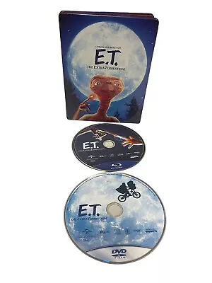 E.T. The Extra Terrestrial (Blu-ray/DVD 2019) Target Exclusive Steelbook • $8