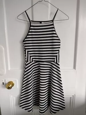 H&M Women's Stripey Summer Dress Size 8 • £2.99