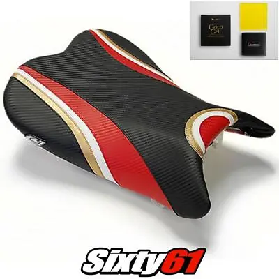 Suzuki GSXR 600 750 Seat Cover And Gel 2006 2007 Front Black Red Luimoto Carbon • $240