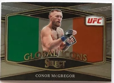 CONOR MCGREGOR 2022 Panini Select UFC Global Icons #4 MMA  *Free Shipping* • $4.99