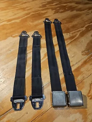 Pair Of  Vintage Aircraft Seat Belts  Beltmaster Model G6570-A1 Mfgd. 7-68 • $50