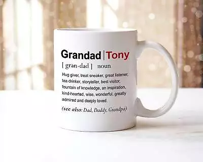 Personalized Definition Grandad Mug Grandad Coffee Mug Grandad Birthday Gift Mug • $26.99