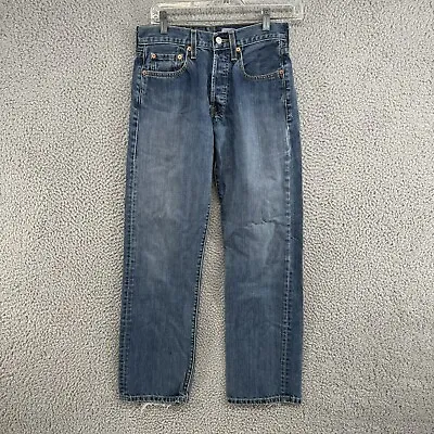 Vintage Levis 501 Jeans Mens 28x32 Blue Denim Pants Y2K 90s USA Adult Medium • $31.99