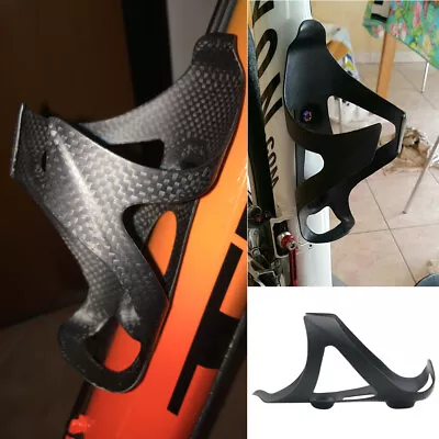 Carbon Bicycle Water Bottle Cage MTB Road Bike Drink Cups Holder For Cycling • $13.99