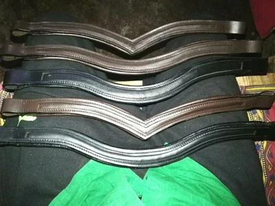 $13.50 • Buy English Padded Bridle Browband Blanks Empty Channel U Shape,V Shapes All Size